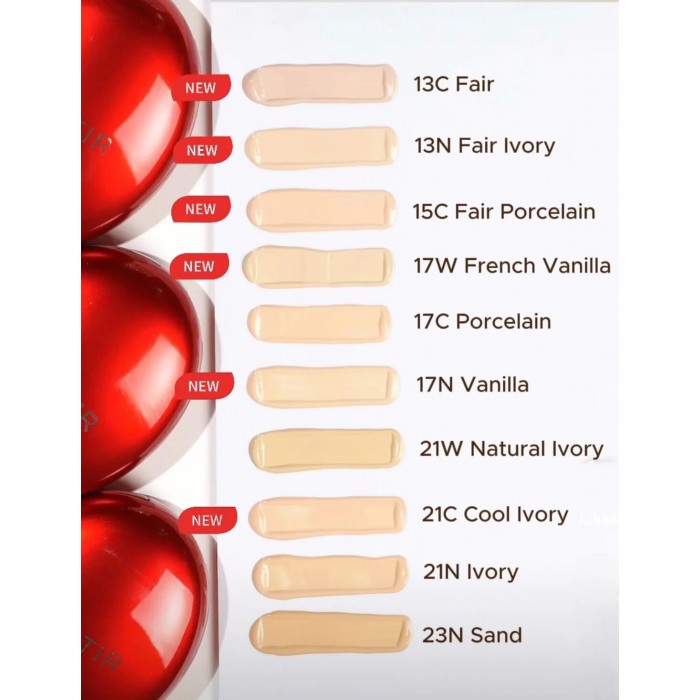 Стойкий кушон с полуматовым финишем TIRTIR Mask Fit Red Cushion 21N Ivory