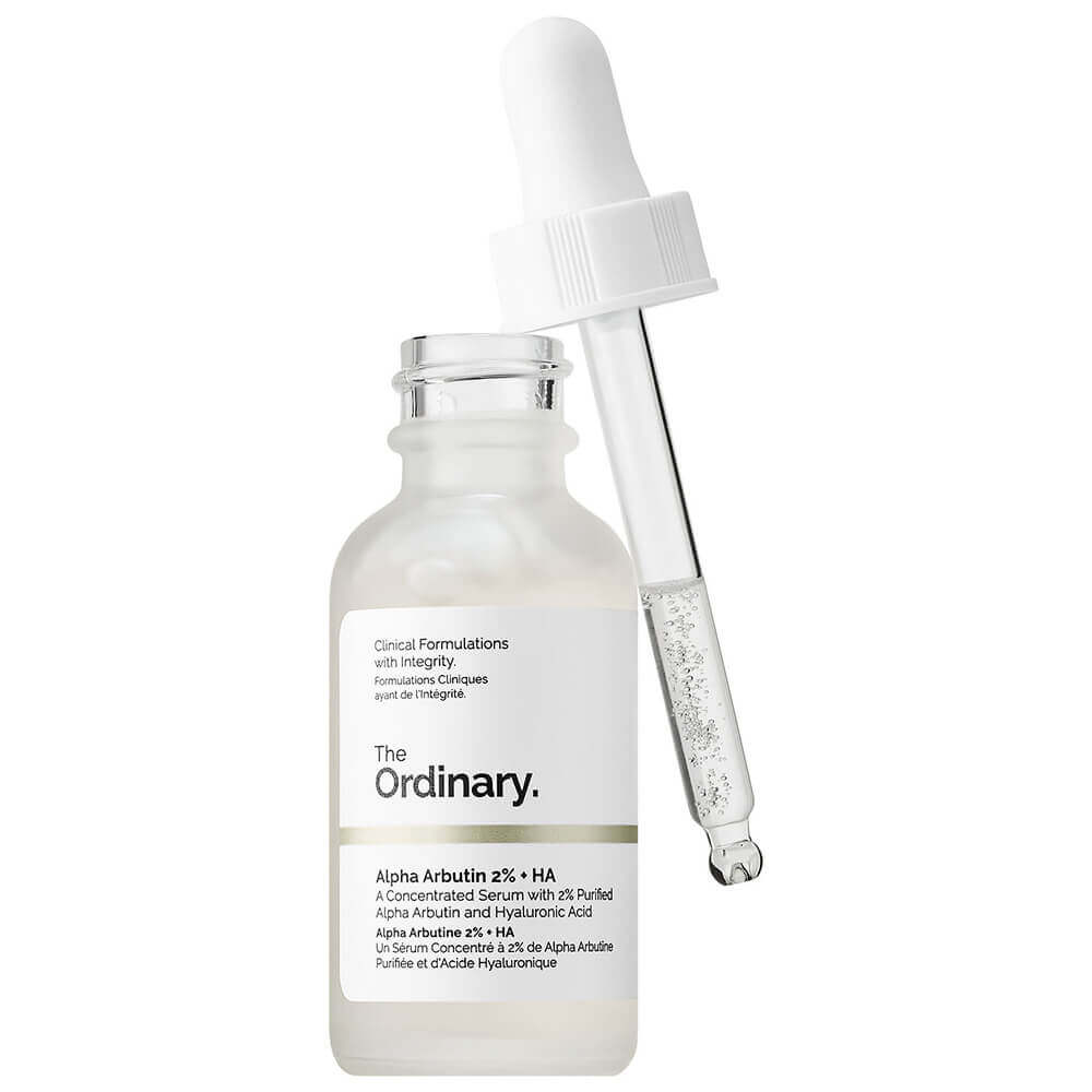 Осветляющая сыворотка с альфа арбутином и гиалуроновой кислотой The Ordinary Alpha Arbutin 2% + HA 30 мл
