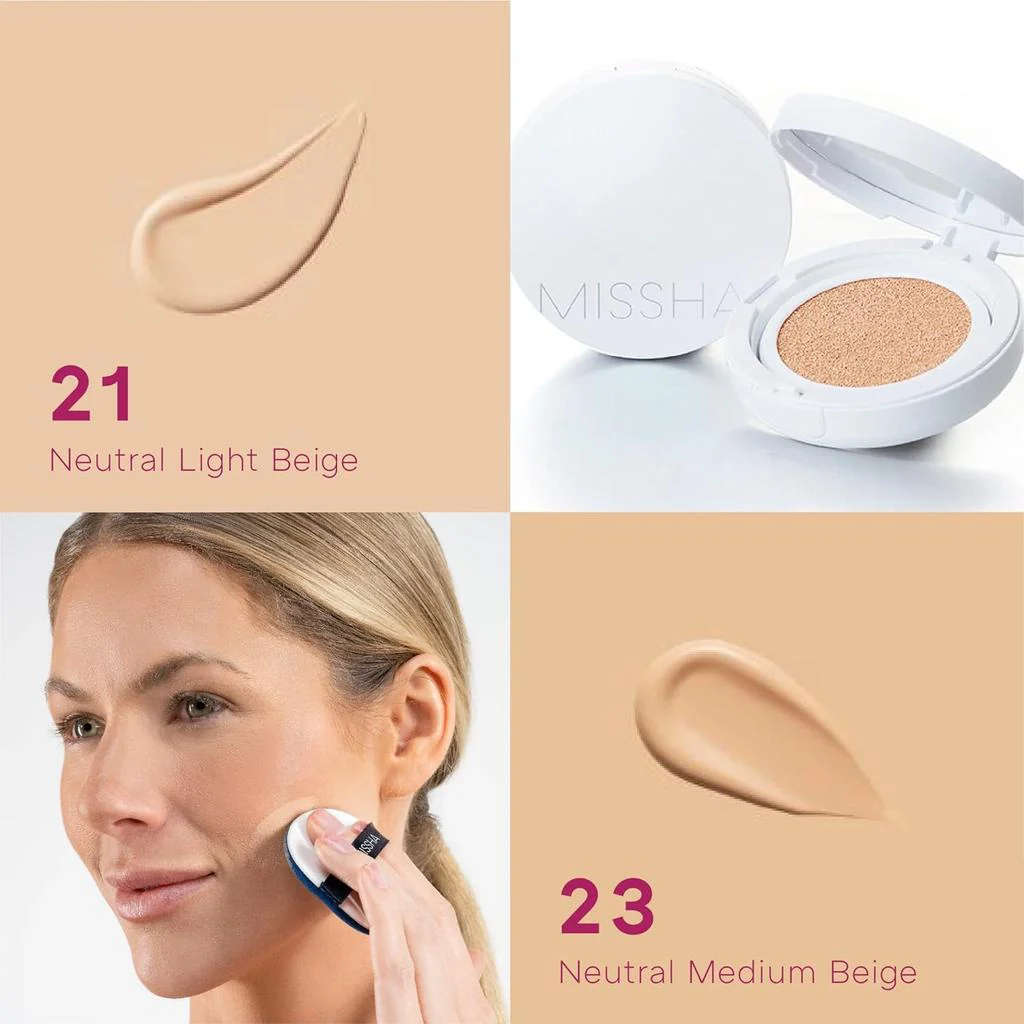 Увлажняющий кушон MISSHA Magic Cushion MOIST UP  SF50+/PA+++ 23 ОТТЕНОК