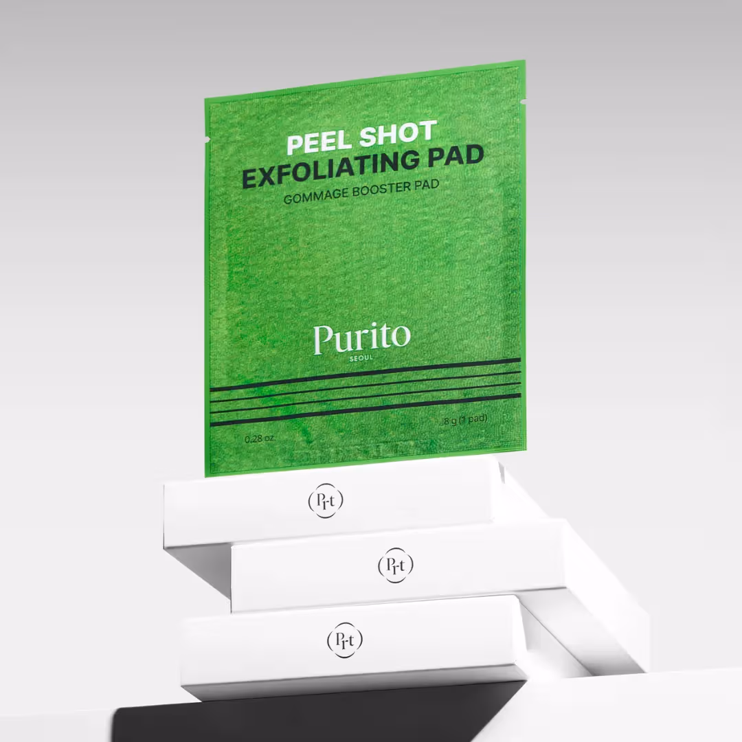 Отшелушивающие подушечки PURITO SHOT EXFOLIATING PAD 8 шт