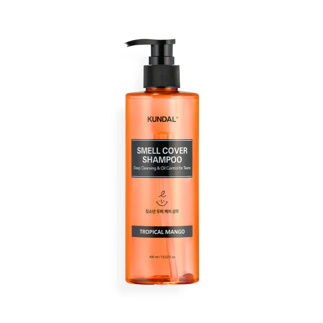 Шампунь KUNDAL All Day Smell Cover с ароматом тропического манго, 400 мл.
