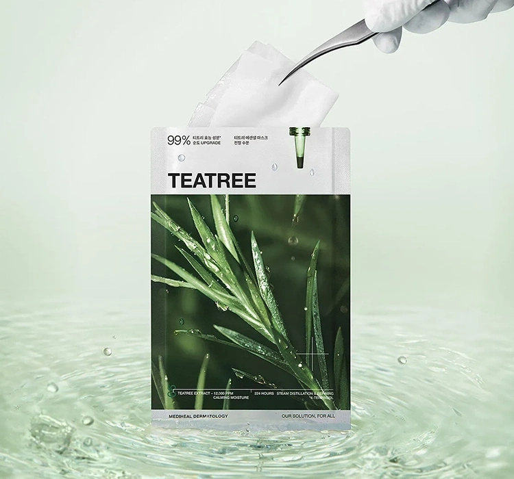 Успокаивающая увлажняющая маска Mediheal Teatree Essential Mask 24 мл—