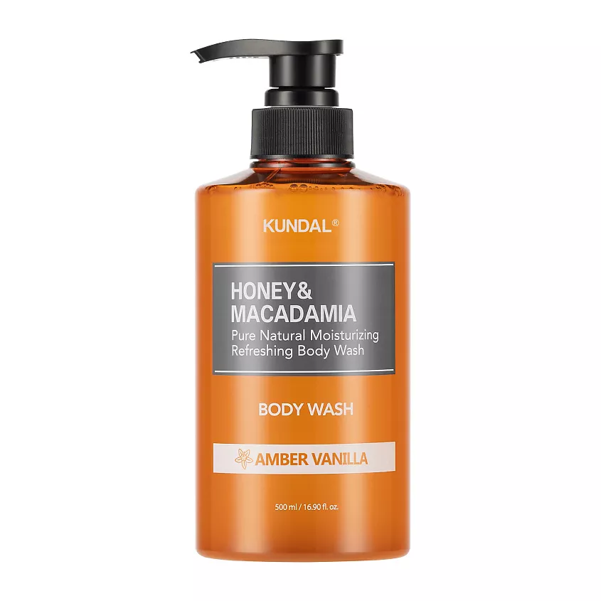 Гель для душа Амбровая ваниль KUNDAL Honey & Macadamia Body Wash