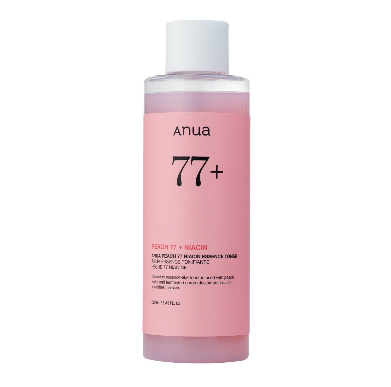 Тонер-эссенция с персиком для гладкой и сияющей кожи Anua Peach 77 Niacin Essence Toner