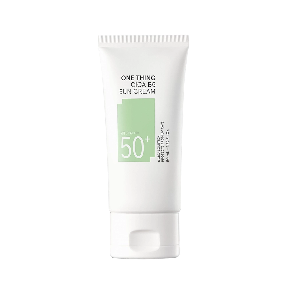 Успокаивающий солнцезащитный крем ONE THING CICA B5 SUN CREAM 50 мл