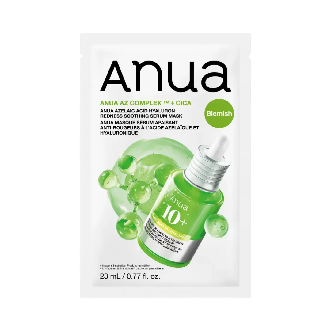 Успокаивающая маска с азелаиновой кислотой Anua Azelaic ACID Hyaluron Redness Soothing Serum