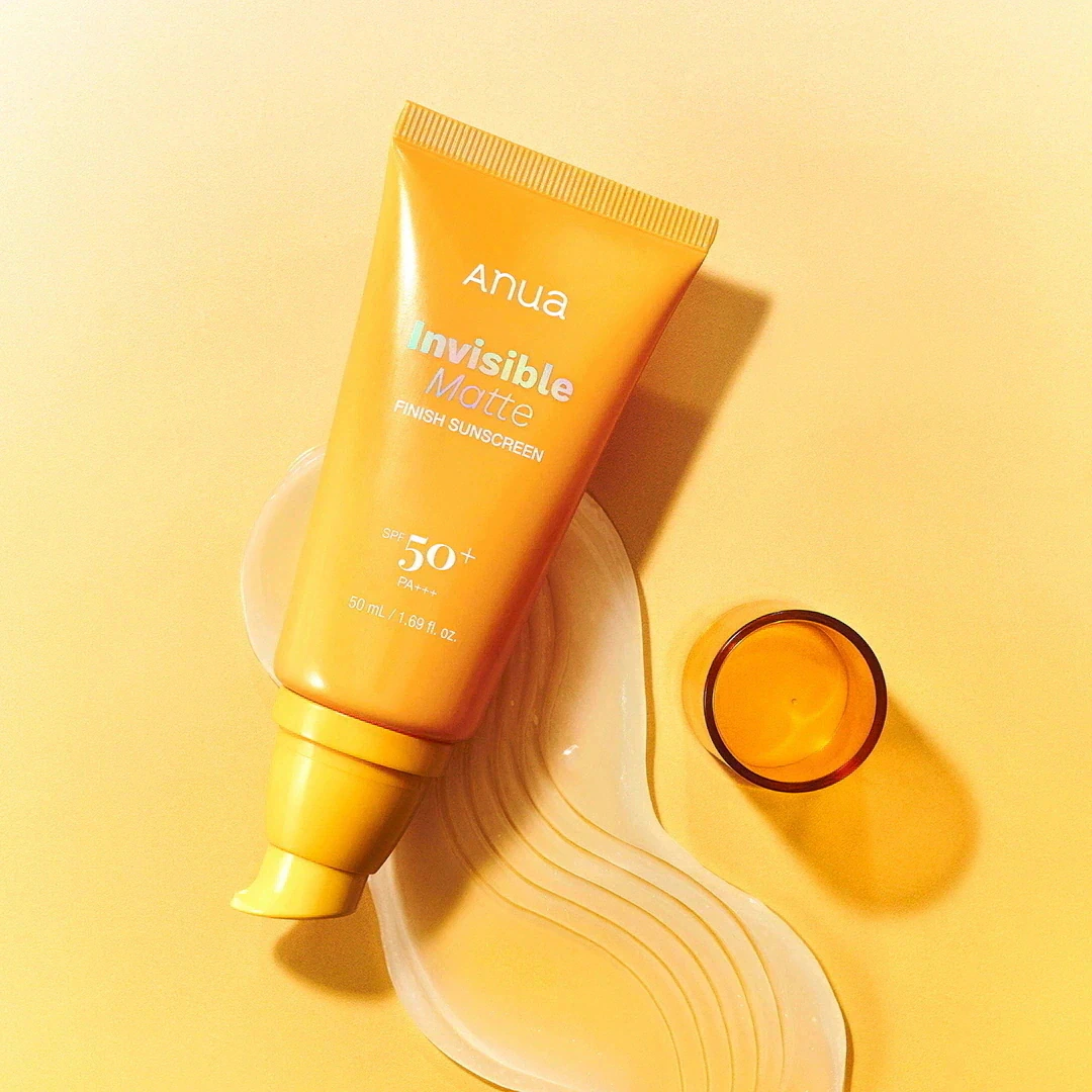Солнцезащитный крем с матирующим эффектом ANUA INVISIBLE MATTE FINISH SUNSCREEN