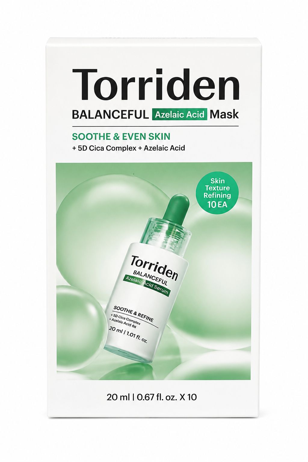 Тканевые маски для лица Torriden с азелаиновой кислотой TORRIDEN BALANCEFUL AZELAIC ACID MASK