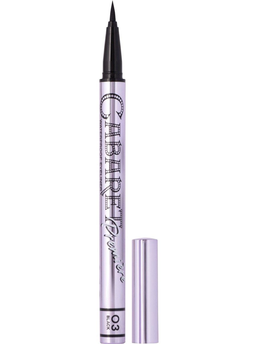 Подводка для глаз (фиолетовый) Cabaret Premiere Waterproof Eyeliner - 03 Black