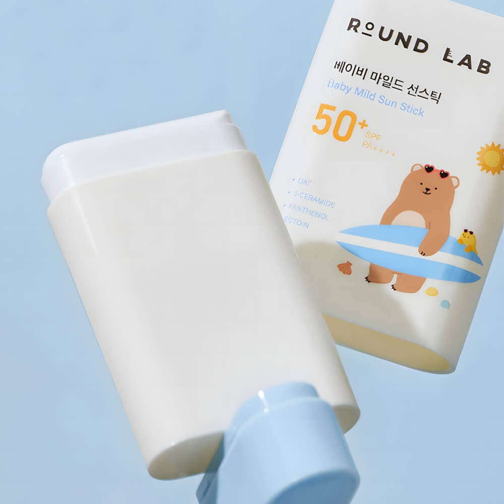 Детский солнцезащитный стик с пантенолом Round Lab Baby Mild Sun Stick SPF50+ PA++++