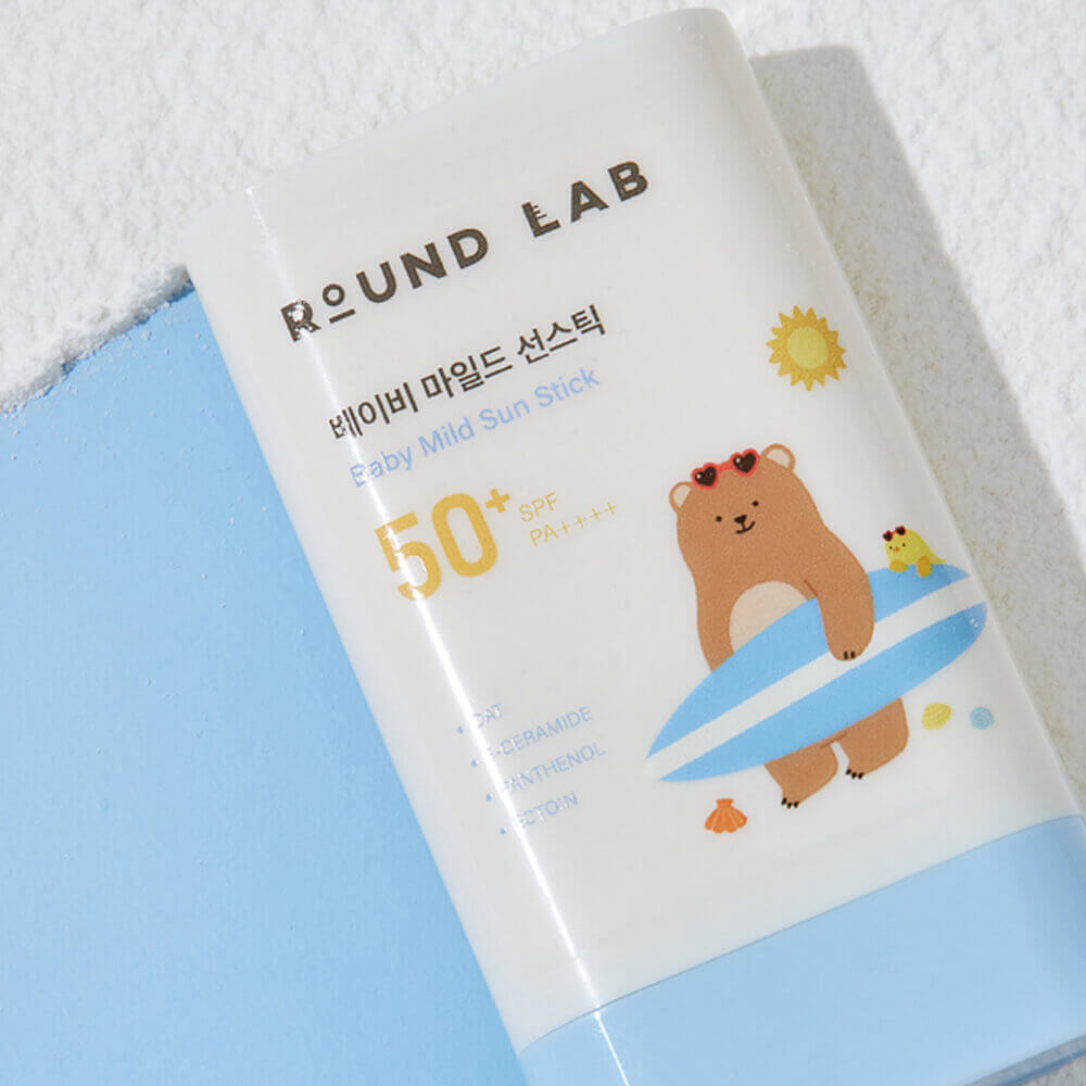Детский солнцезащитный стик с пантенолом Round Lab Baby Mild Sun Stick SPF50+ PA++++