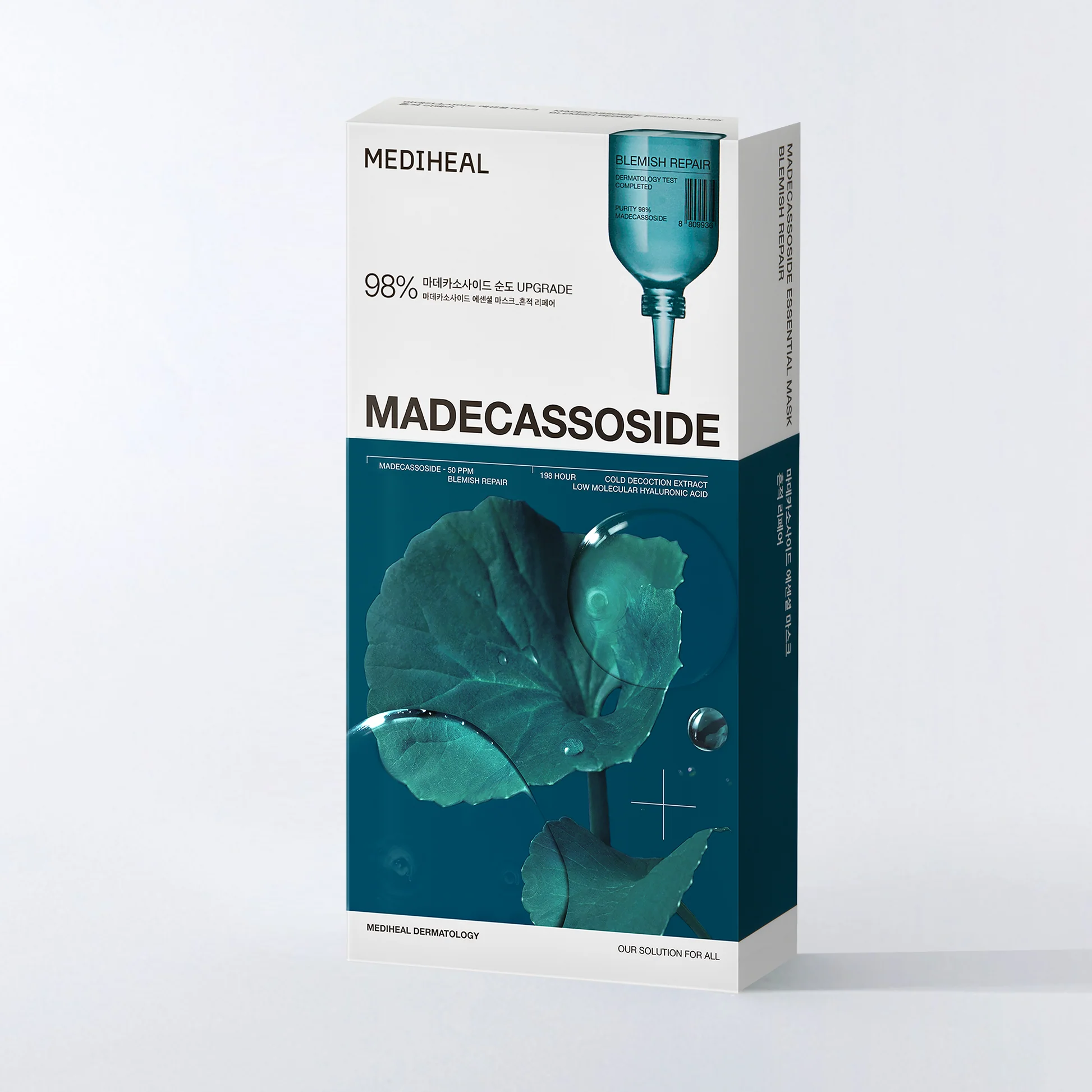 Успокаивающая тканевая маска для лица Mediheal Essential Madecassoside Mask Blemish Repair