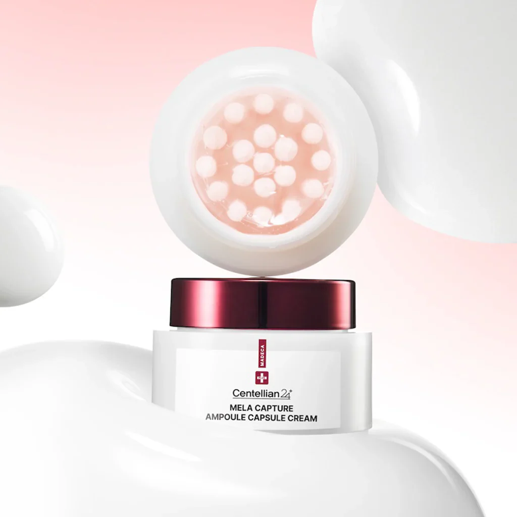 Капсульный крем против пигментных пятен и неровного тона Centellian24 Madeca Mela Capture Ampoule Capsule Cream