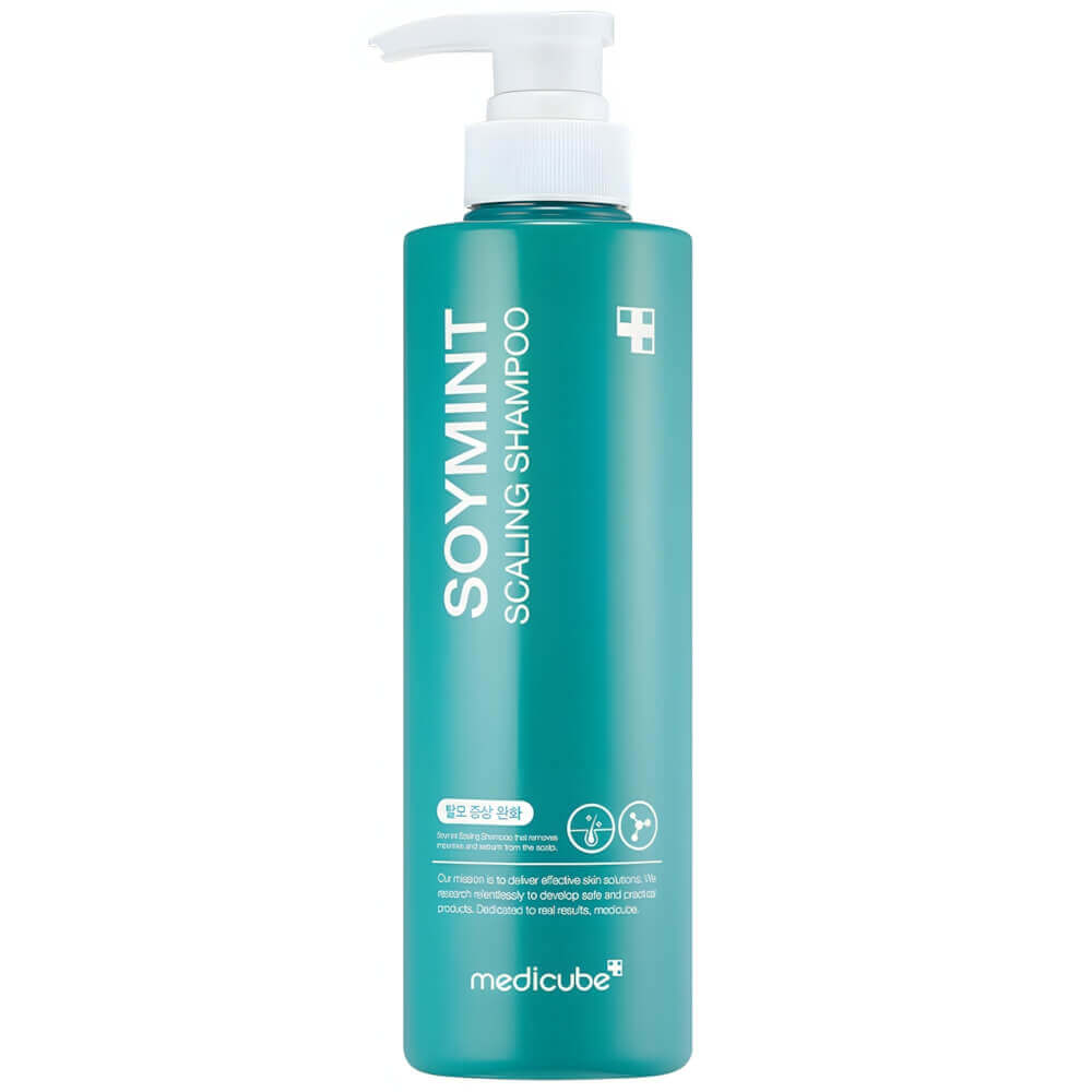 Охлаждающий шампунь для жирной кожи головы medicube Soymint Scaling Shampoo