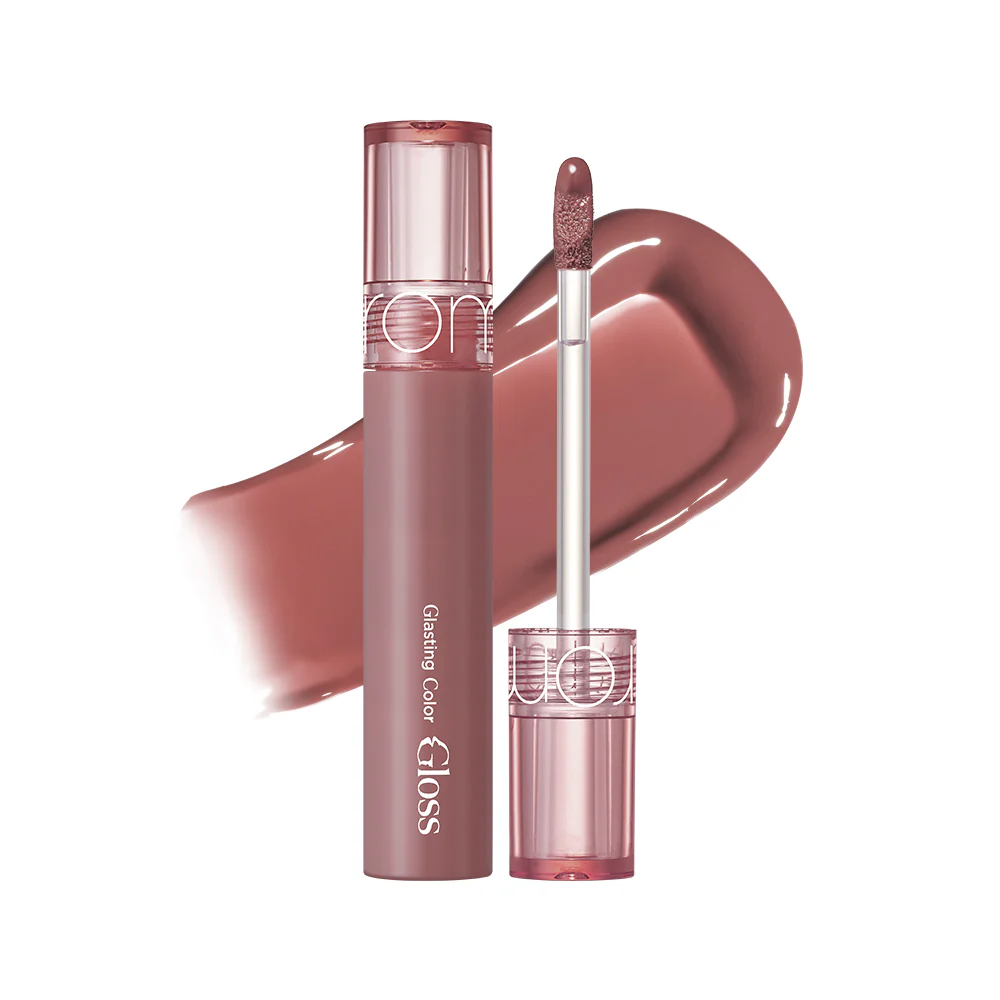 Стойкий блеск для эффекта стеклянных губ rom&nd Glasting Color Gloss 05 Dim Mauve