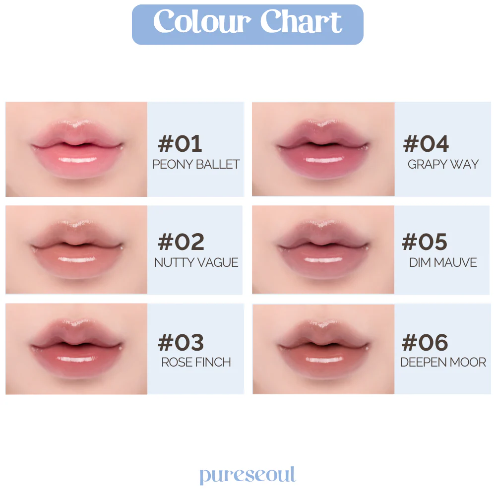 Стойкий блеск для эффекта стеклянных губ rom&nd Glasting Color Gloss 04 Grapy Way