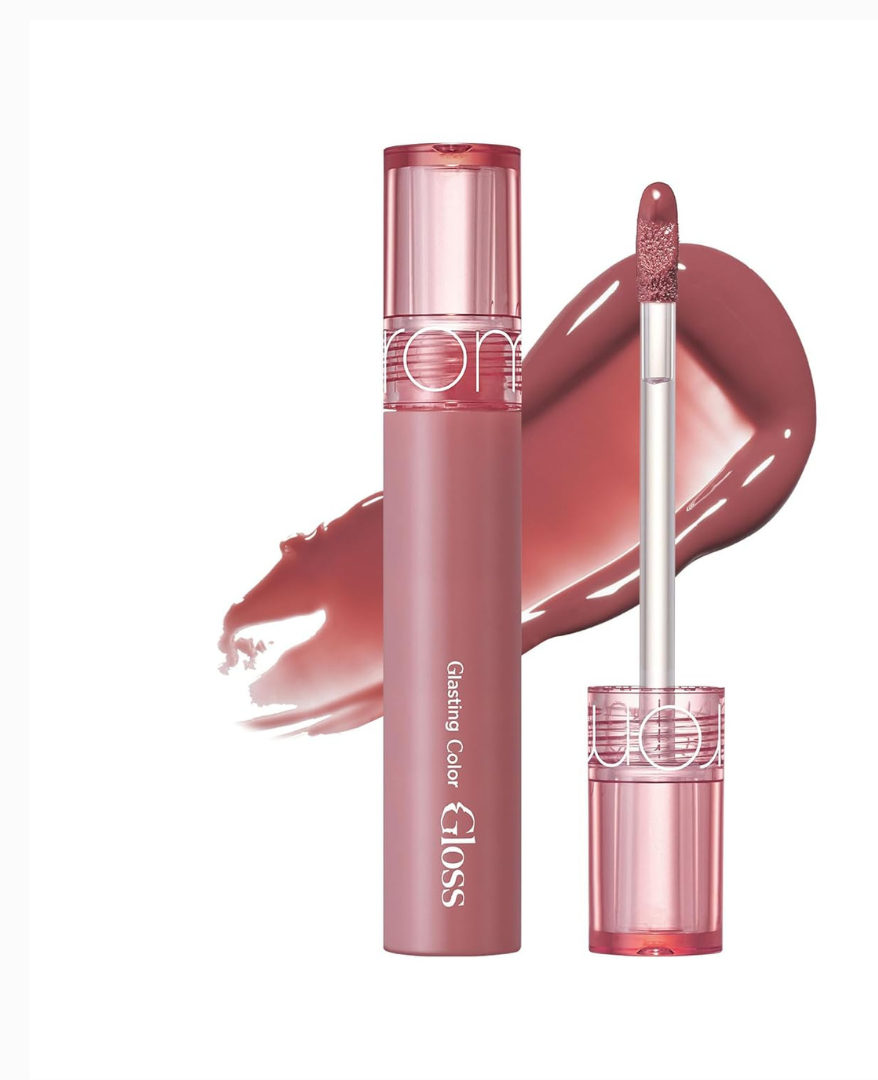 Стойкий блеск для эффекта стеклянных губ rom&nd Glasting Color Gloss 03 Rose Finch