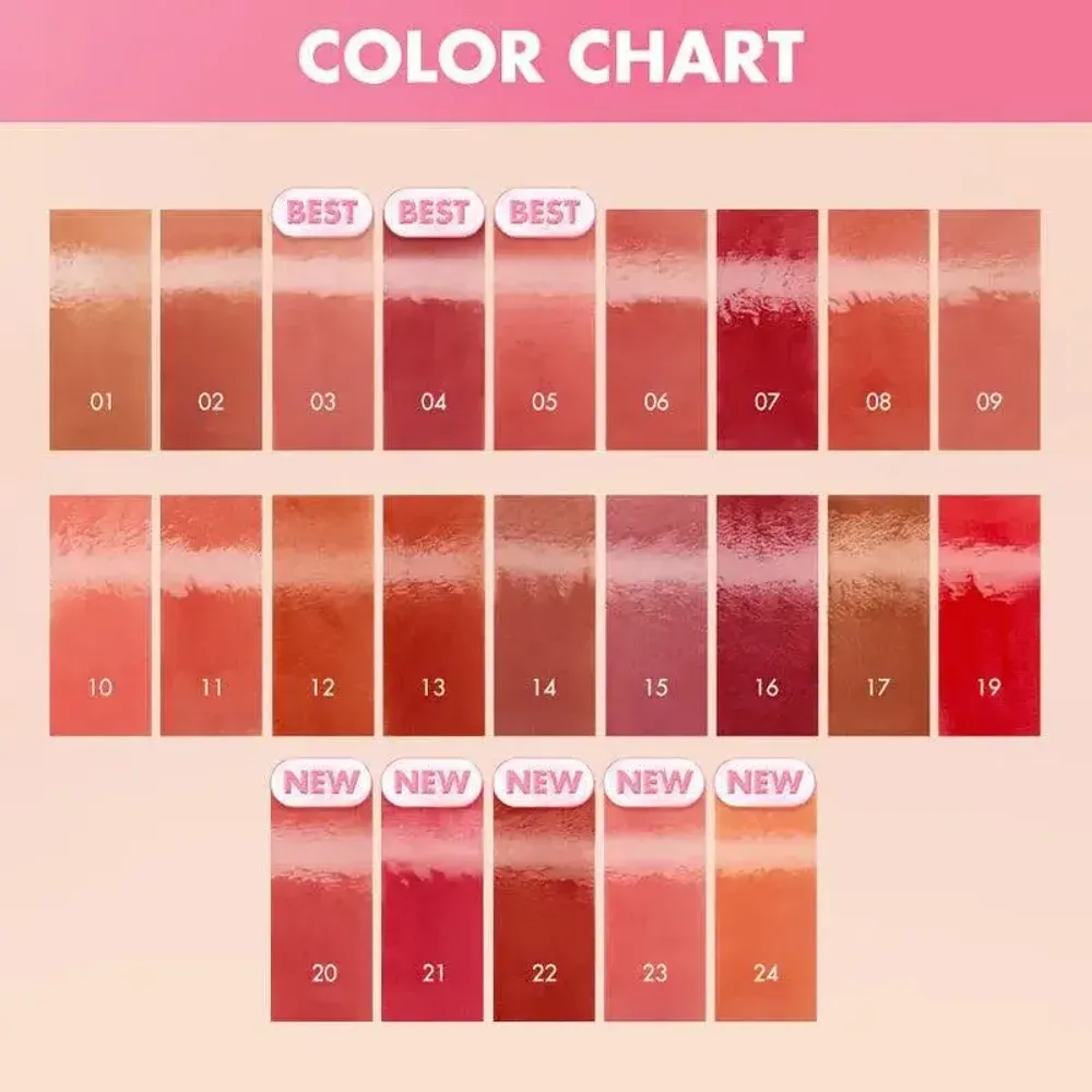 Глянцевый тинт для губ Rom&nd Juicy Lasting Tint 15 BARE FIG