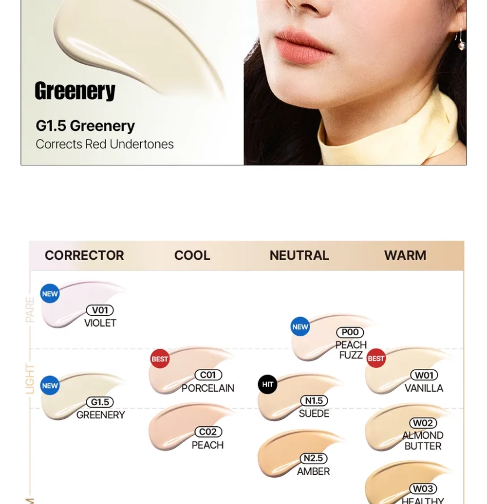 Легкий тональный крем Tfit Buildable Fit Spatula Foundation N1.5 SUEDE