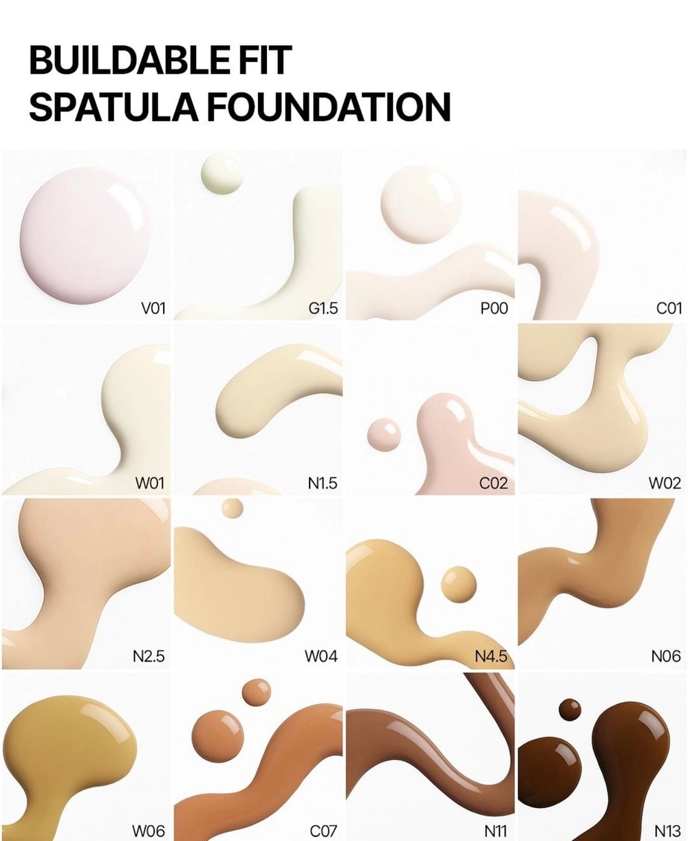 Легкий тональный крем Tfit Buildable Fit Spatula Foundation N1.5 SUEDE