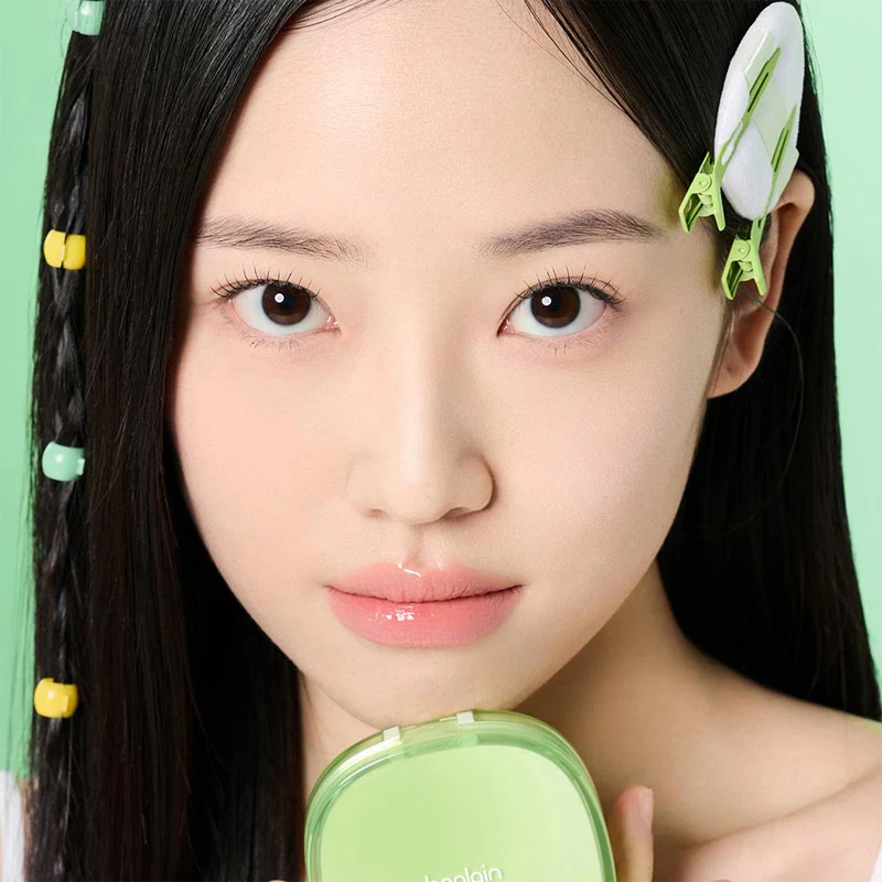 Компактная пудра BEPLAIN Mung Bean Cotton Fit Powder [SPF30/PA+++]
