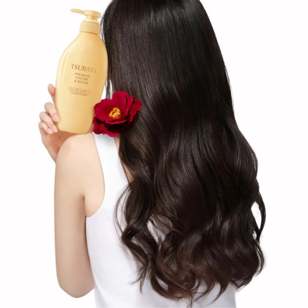  Кондиционер Shiseido - Tsubaki Premium Volume & Repair Conditioner 450ml