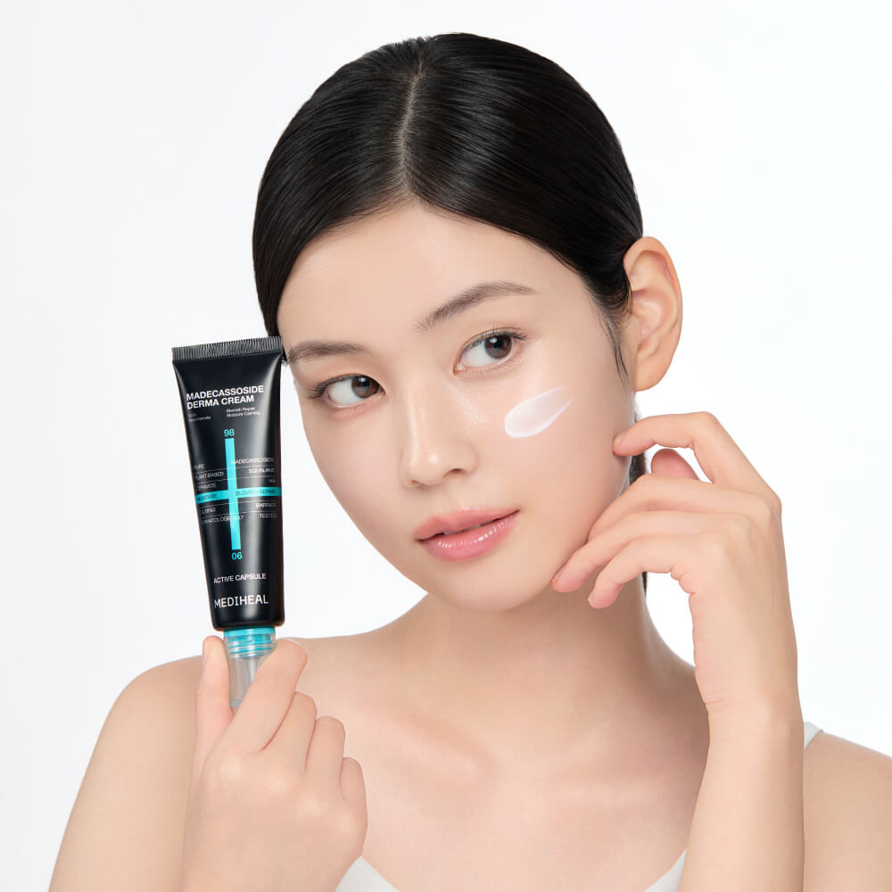 Успокаивающий крем для лица с мадекассосидом MEDIHEAL «Madecassoside Derma Cream»