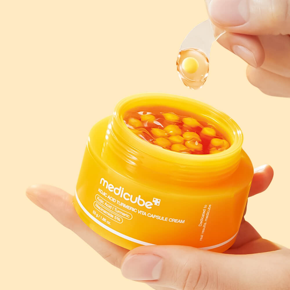 Капсульный крем для сияния кожи medicube Kojic Acid Turmeric Vita Capsule Cream