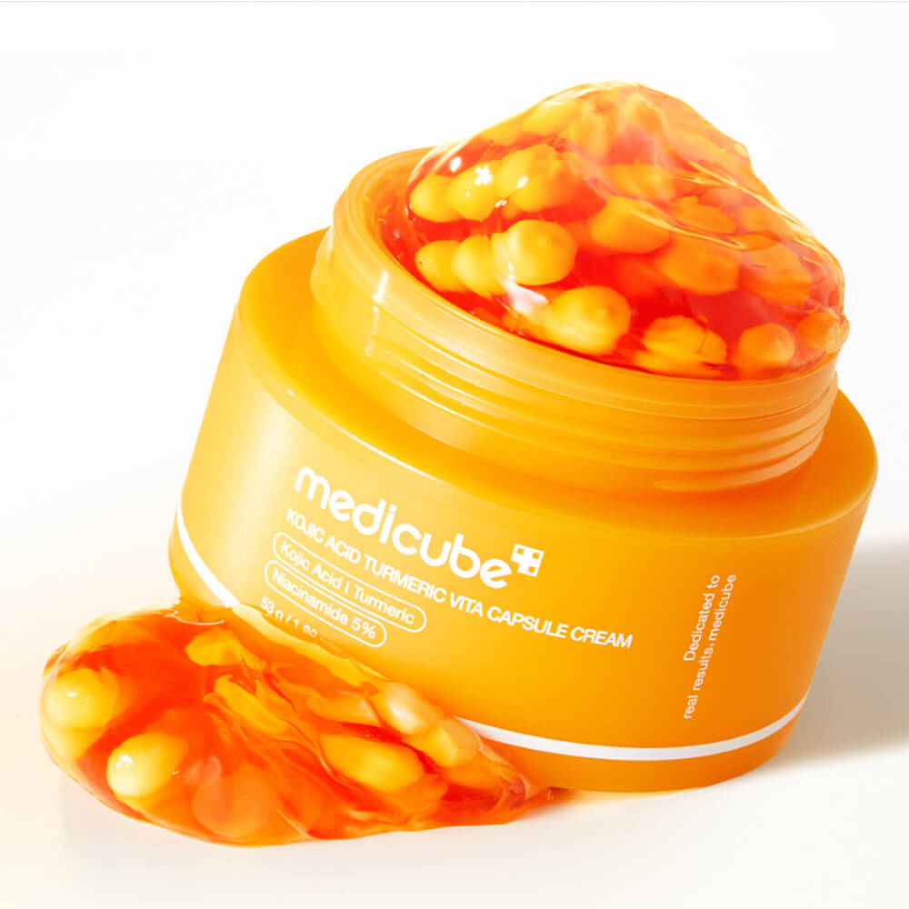 Капсульный крем для сияния кожи medicube Kojic Acid Turmeric Vita Capsule Cream