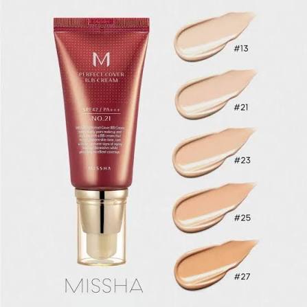 BB крем для лица spf 42+ MisshaPerfect Cover EX