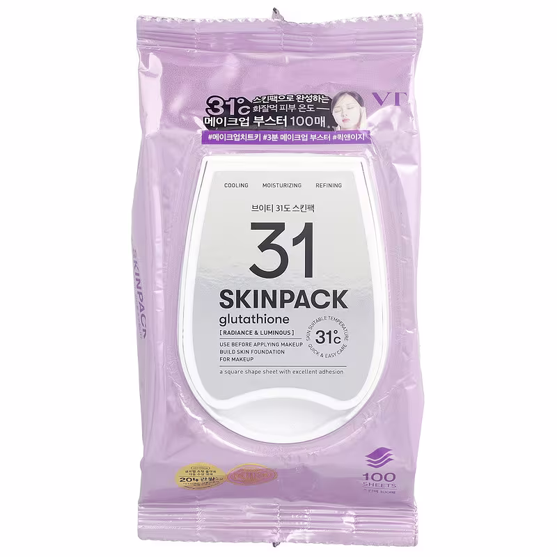 Осветляющие тонер-пэды VT Cosmetics 31 Luminous Skin Pack