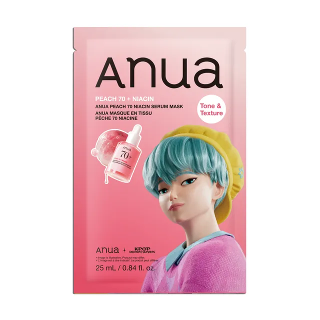 Лимитированная маска ANUA PEACH 70 NIACIN MASK KPOP