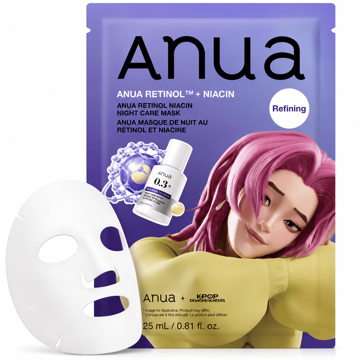 Лимитированная маска ANUA RETINOL NIACIN MASK KPOP