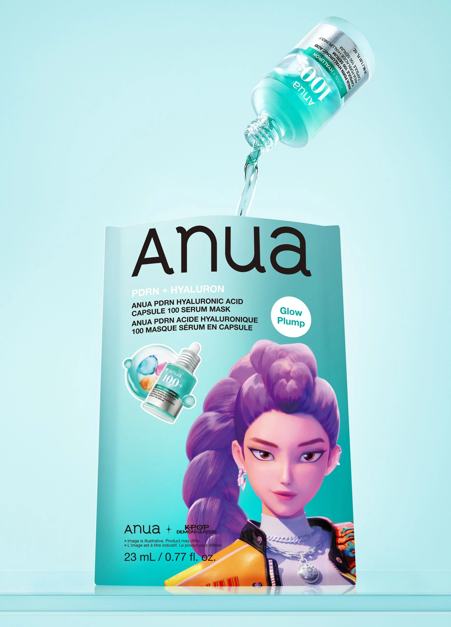 Тканевая маска с ПДРН и гиалуроновой кислотой Anua PDRN Hyaluronic Acid Capsule 100 Serum Mask Sheet