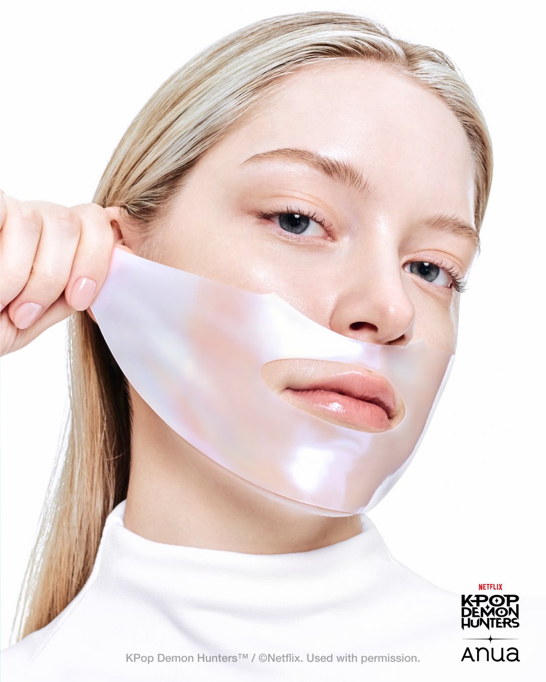 Маска для лица Anua K-Pop Demon Hunters Vita Brightening Ceramide Barrier Collagen Mask