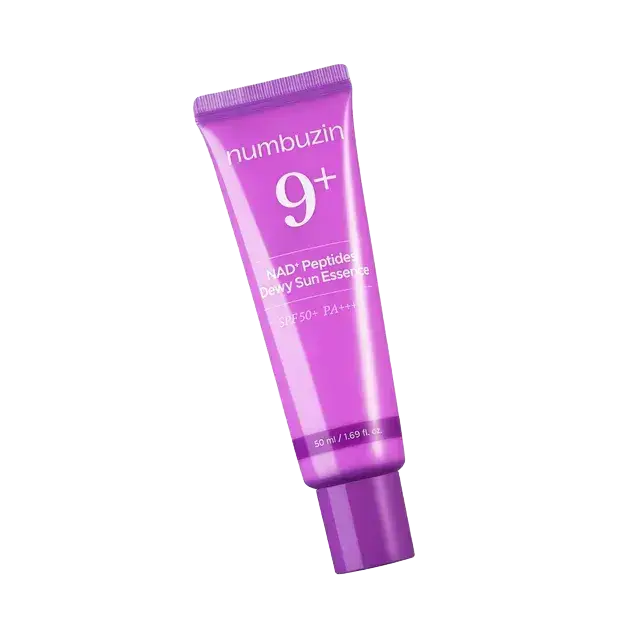 Солнцезащитная эссенция с пептидами Numbuzin No.9 NAD+ Peptides Dewy Sun Essence SPF50+ PA+++
