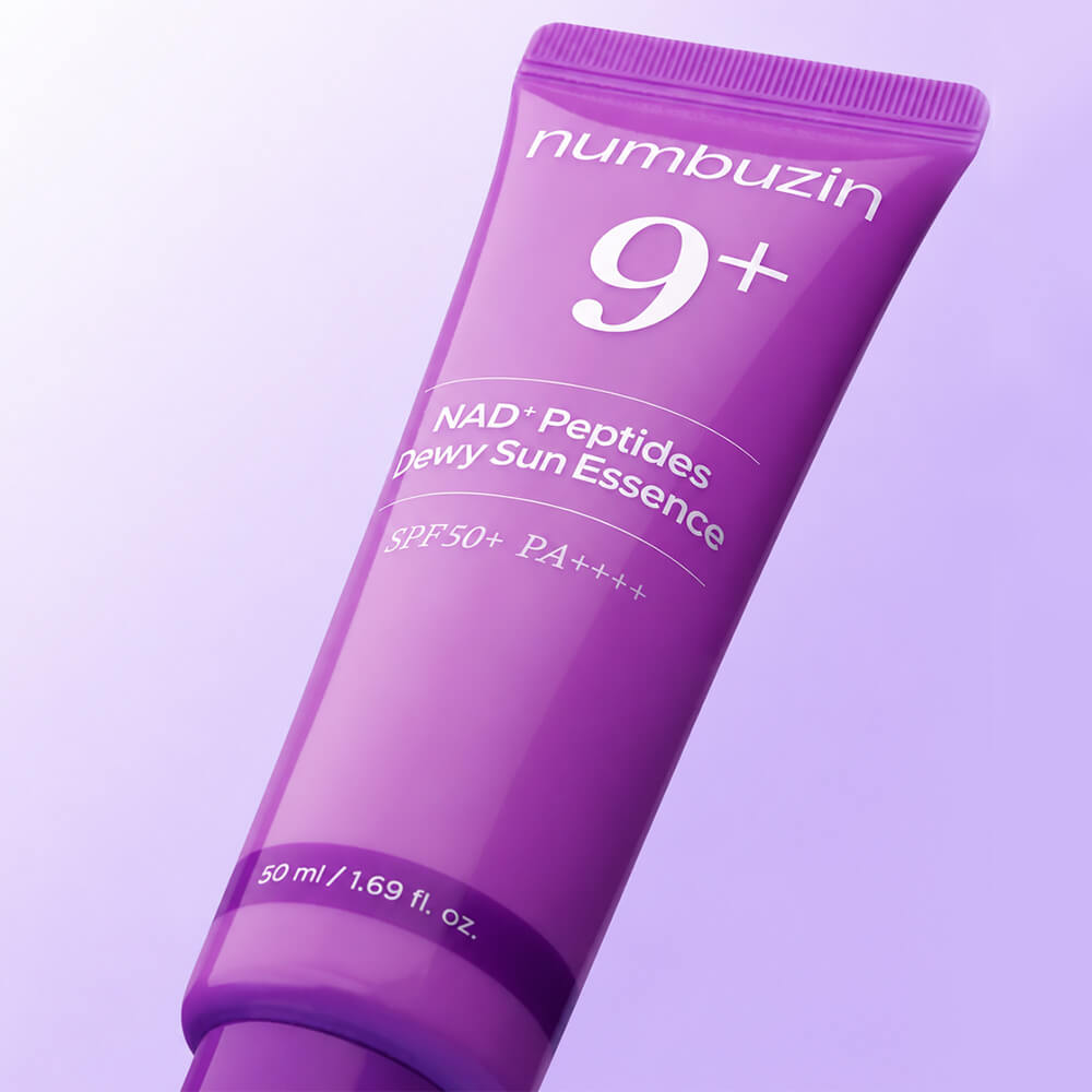 Солнцезащитная эссенция с пептидами Numbuzin No.9 NAD+ Peptides Dewy Sun Essence SPF50+ PA+++