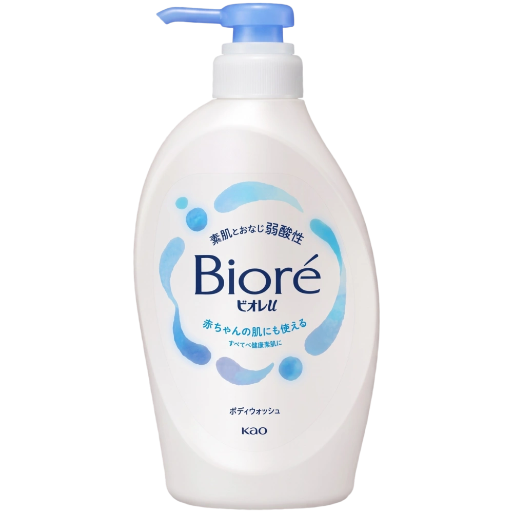 Мягкий слабокислотный гель для душа Kao Biore U Body Wash Liquid Soap