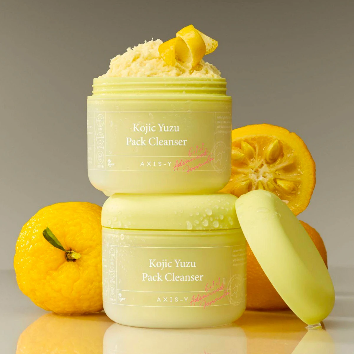 Очищающее средство с юдзу и койевой кислотой AXIS-Y Kojic Yuzu Pack Cleanser