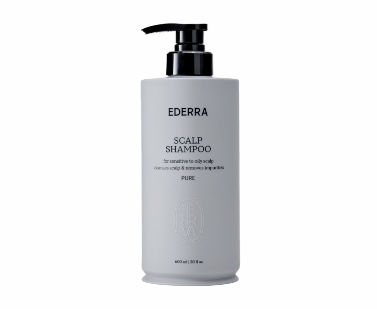 Шампунь для интенсивного очищения кожи головы Ederra PURE 600 мл