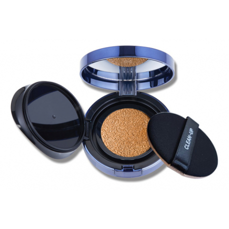 Тональный крем-кушон CUSKIN Clean-Up Skinfit Cushion Pact SPF 50 PA++++ Тон 19