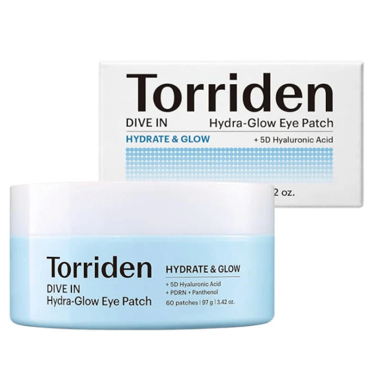 Увлажняющие гидрогелевые патчи для глаз Torriden DIVE IN Hydra-Glow Eye Patch ]l