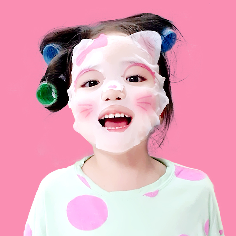 Тканевая маска для детей I'm Pinky Kids Moisture Kitten Sheet Mask с 8 лет