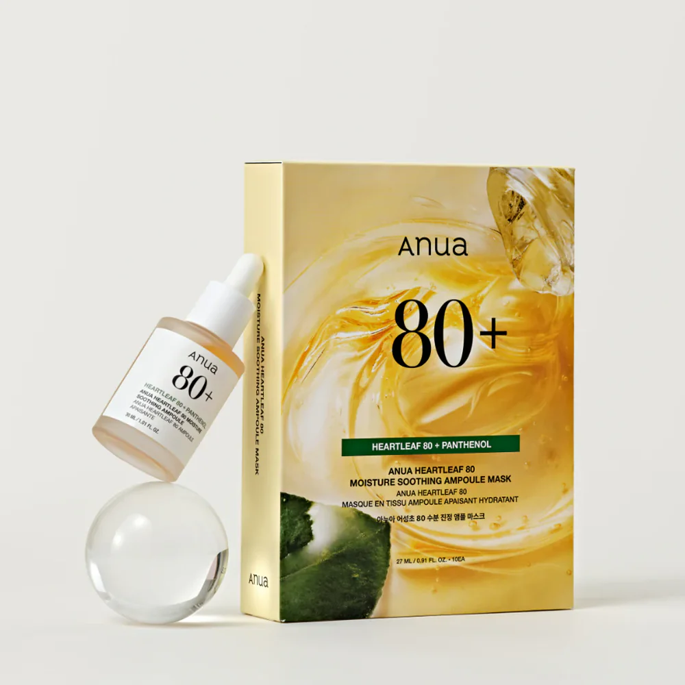Успокаивающая тканевая маска Anua Heartleaf 80% Soothing Ampoule Mask