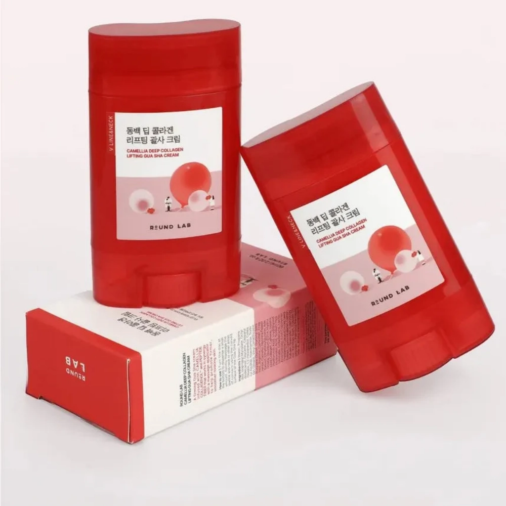 Лифтинг-крем для лица ROUND LAB CAMELLIA LIFTING GUA SHA CREAM