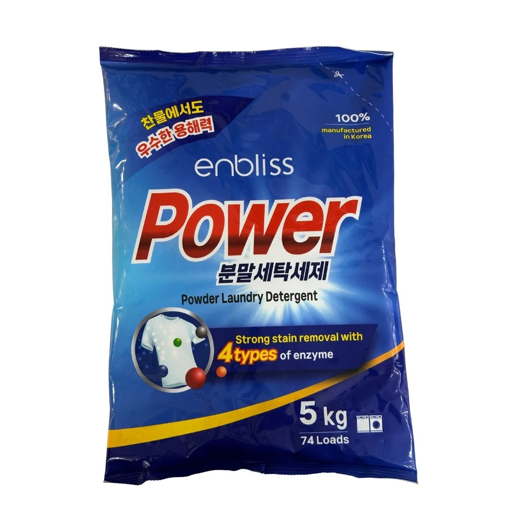 Универсальный стиральный порошок Enbliss Power Laundry Powder Detergent 5 кг