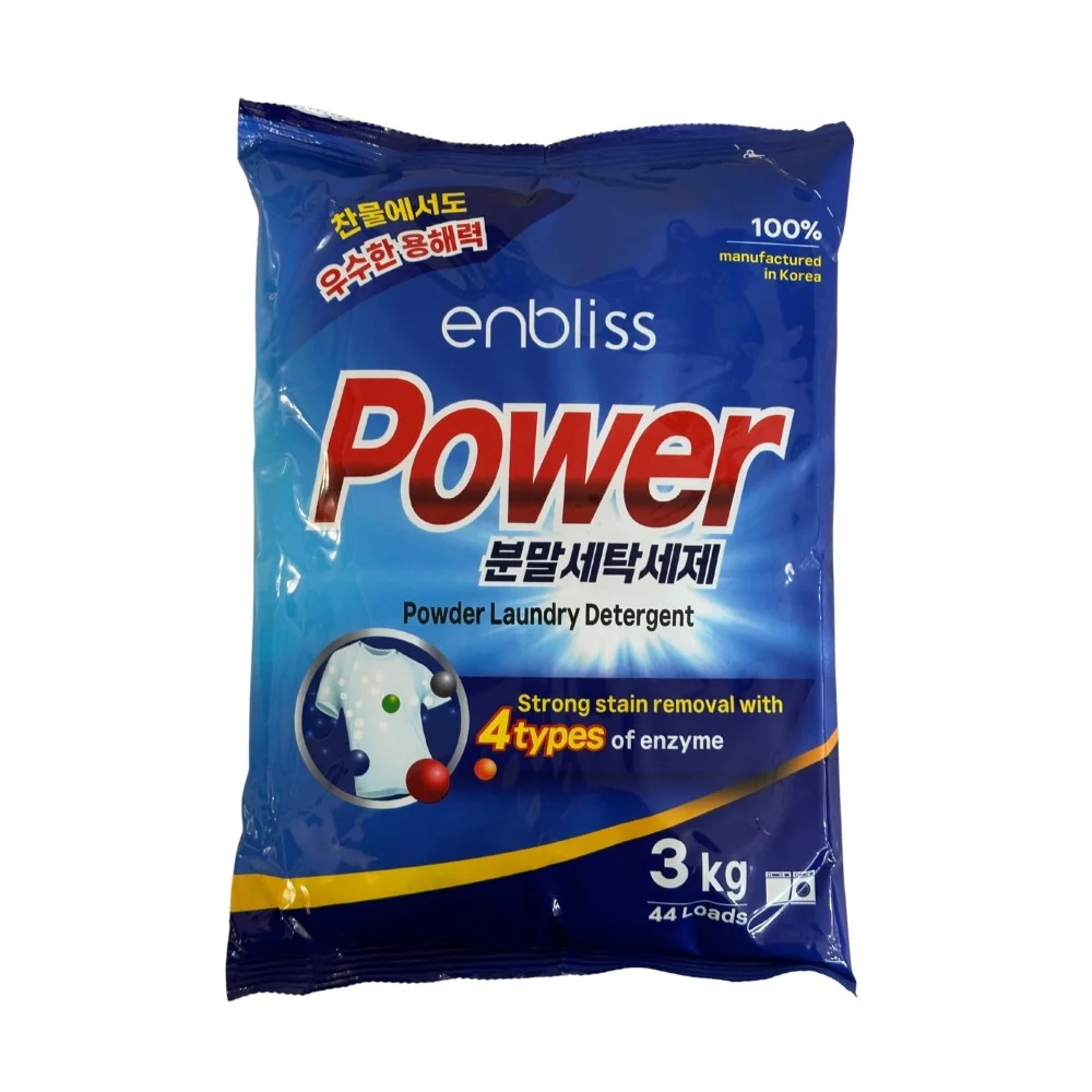 Универсальный стиральный порошок Enbliss Power Laundry Powder Detergent 3 кг