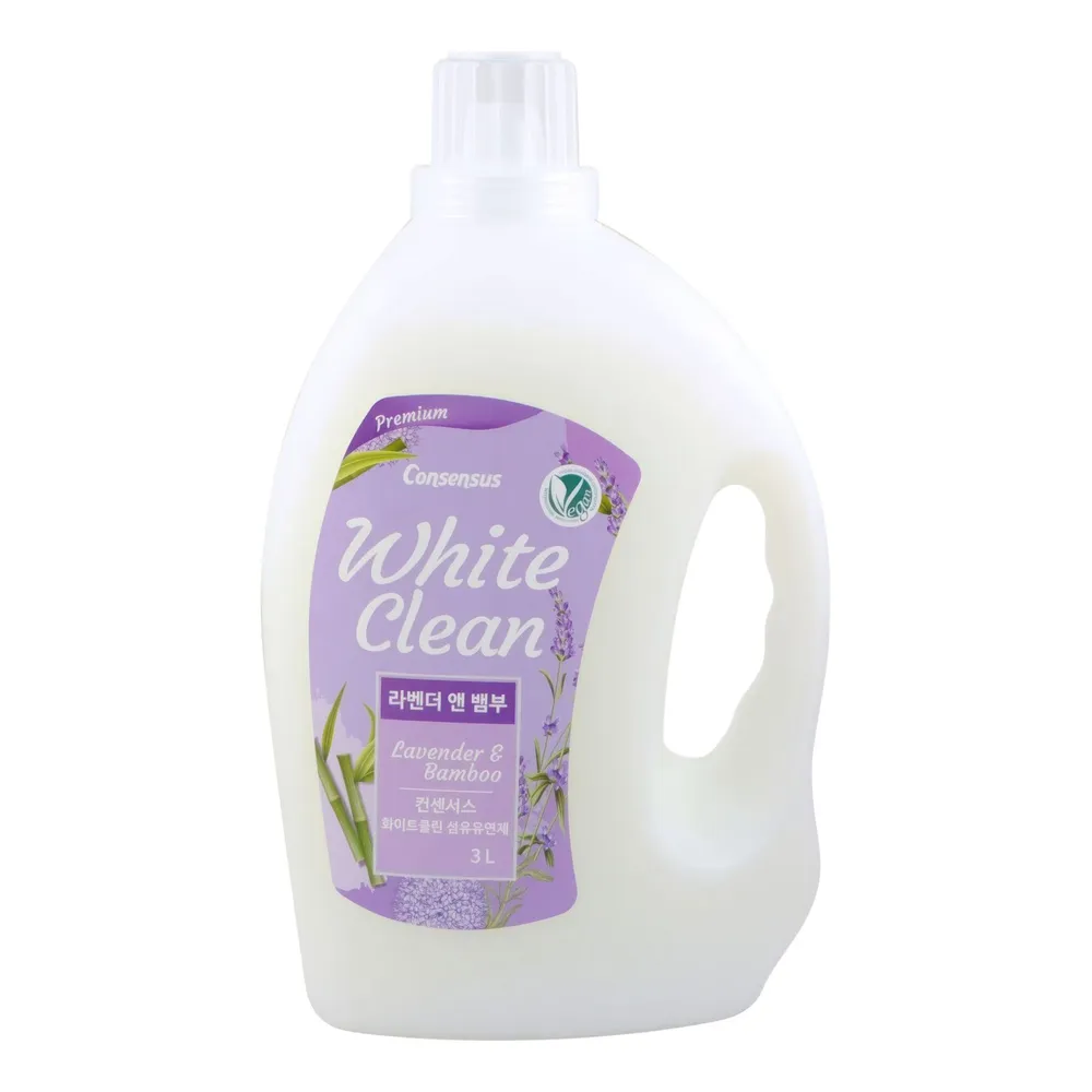 Кондиционер для белья Consensus Fabric Softener аромат лаванды и бамбука, 3 л,