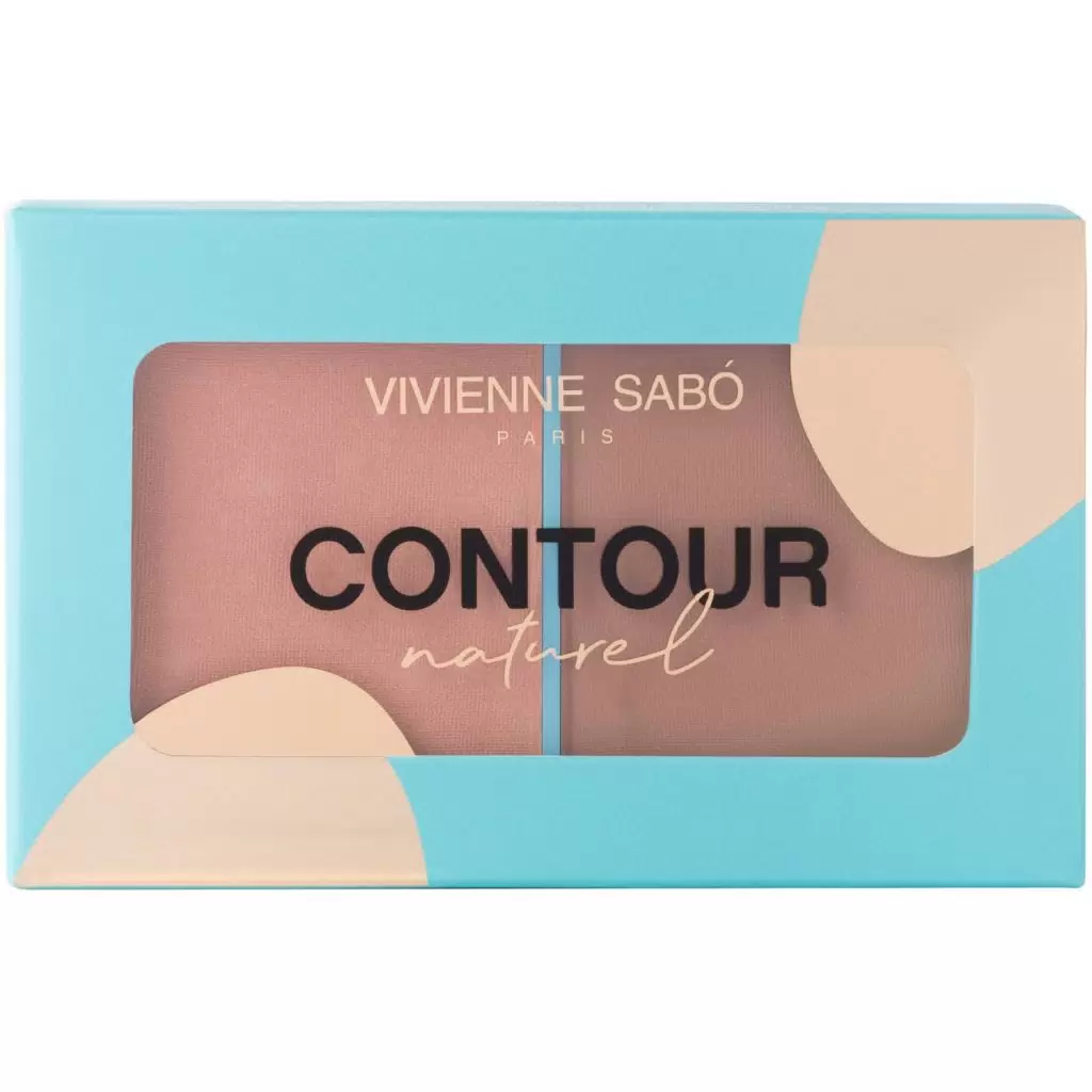Палетка для контуринга лица VIVIENNE SABO Contour Naturel тон 04 6 г