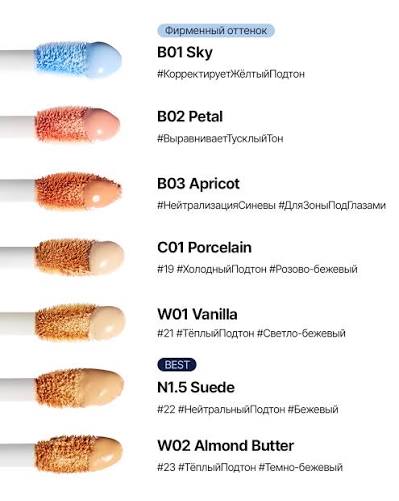 Консилер IDOL TFIT COVER CONCEALER C01 PORCELAIN